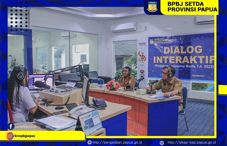 Kepala Biro PBJ Setda Provinsi Papua mengadakan Dialog Interaktif